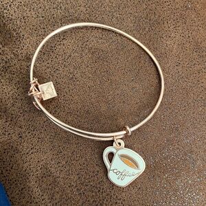 Alex and Ani Gold Coffee Cup Bracelet